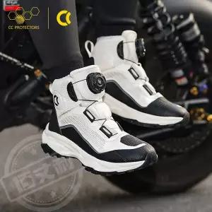 레저 바이크 오토바이 여름 타기 부츠 코브라 남성 여성 신발 손잡이 잠금 안티 슬립 XRD 발목 보호