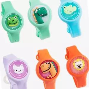 어린이 야외 활동 모기 퇴치 팔찌 향기 방충 밴드 캠핑 여름 벌레 기피 불빛