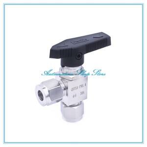 더블 페럴 튜브 볼 밸브 스테인레스 스틸 SS 304 파이프 외경 6 8 10mm 1/4 3/8 직각 글로브