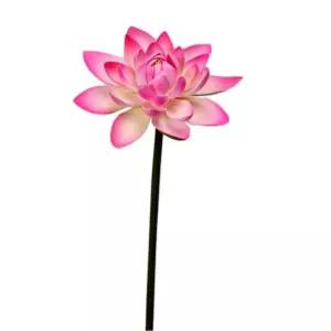 대형 연꽃 조화 식물 모조 줄기 부처님오신날 조경 무대 모형 소품