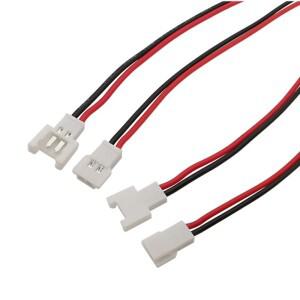 15CM 마이크로 MX2.0 2Pin 와이어 커넥터 2.0mm 피치 MX 2P 수 플러그 암 충전기 소켓 공중 도킹 26AWG DIY