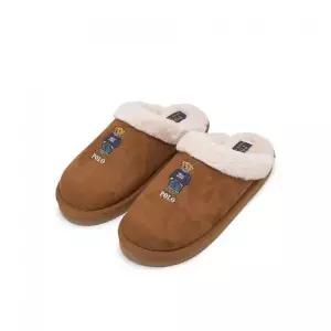POLO RALPH LAUREN [적립금 5%]W 베어 스커프 슬리퍼 - 브라운 408085