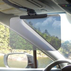 자동차용 선바이저 익스텐더, 선바이저, SUV용 대형 안티 글레어 카 선쉐이드 바이저 MPV, 안전 운전을 위한 조절 가능한 눈부심/UV 광선으로부터 UV400 보호