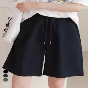 [올리비에스클로젯][55-66]포켓 배색 포인트 밴딩 하프팬츠_O2604PT051B