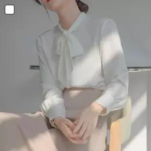 [리빌모아]여자 데일리 리본 스카프 새틴 블라우스 DMOW-BLA-SOHSCTDD2335