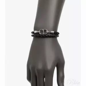 디올 26SS CD 아이콘 브레이드 가죽 더블 팔찌 B3210HOMLE 004