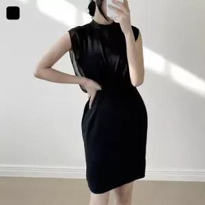 [리빌모아]여자 슬림 시스루 프릴 민소매 미니 원피스 DHTW-OPS-SN2352490