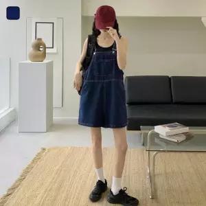 [리빌모아]여자 캐주얼 데님 점프 수트 멜빵 포켓 반바지 LDW-OPS-SSIS920