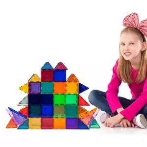 ( )자석 타일 장난감 101p 자석블럭 블록장난감