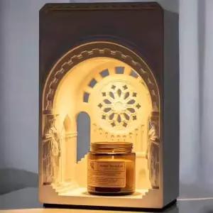 유럽풍 캔들워머 인테리어무드등 미니향초 램프 워머