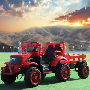 전기 트랙터 장난감 완구 탑승 드라이브 카 푸쉬카