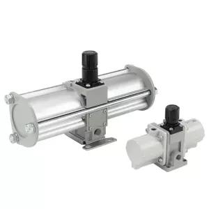 부스트 실린더 공압 증압 밸브 압력계 에어 배기 압축기 게이지 부스터