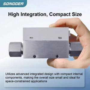 TC5200 열식 질량 유량계 저유량 공기 산소 질소용 RS485 4-20mA 출력 가스 감지 및 산업 공정용