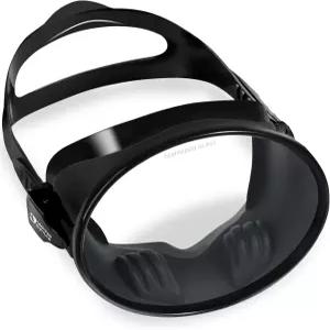 청소년용 워터 스페이스 다이빙 마스크 남성 여성 타원형 강화 유리 렌즈 180° 클리어 뷰 스노클링 수영