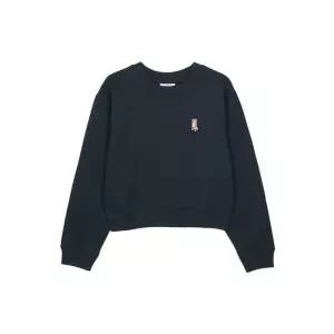 [메종키츠네]메종키츠네 여성 레이디 폭스 크롭 스웨트셔츠 맨투맨 클래식 네이비 PW0