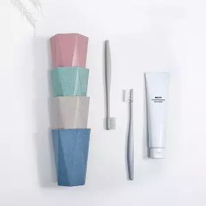 4color 가글 대리석 칫솔컵 양치컵 안깨지는 튼튼한 일본 감성