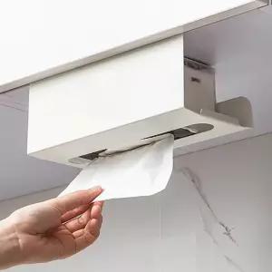 휴지걸이 선반 티슈홀더 뽑아쓰는 무타공 화장지 보관함