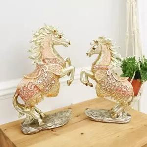 데일리데코 티료 말 풍수 인테리어 소품 2p 세트