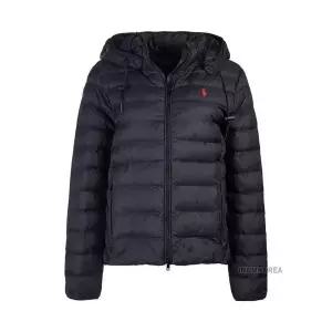 [폴로]랄프로렌 포니 자수 로고 후드 패딩 블랙 154952622