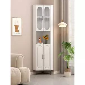 코너 수납장 모서리 침실 캐비닛 삼각장 책장 거실