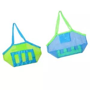 ( )모래놀이 채소망 메쉬가방 물빠짐 장난감 망사 비치백 물놀이 해수욕장 그물