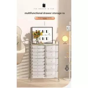 미용실 롯드 트레이 정리대 블랙 서랍장 은색 미용 파마