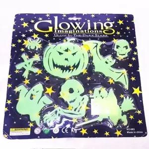 ( )할로윈데이 야광스티커 호박 마녀 박쥐 해골 천정장식 할로윈파티 장난감 소품 귀신의집 할로윈캠핑