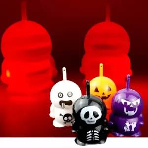 ( )이천 할로윈 라이트 팽이 2개 파티 장식 데코 장난감