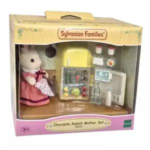 ( )실바니안패밀리 쵸콜릿 토끼 엄마 냉장고 어린이 동물 인형 장난감 선물