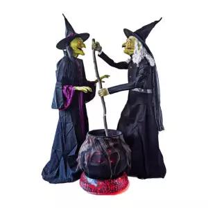 할로윈 대형 마녀 좀비 움직이는 카페 인형 소품 장식