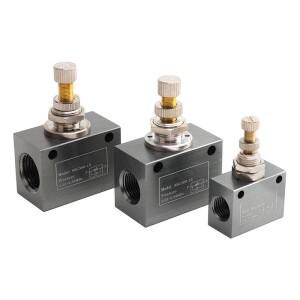 ASC100-06 ASC-15 공압식 단방향 스로틀 밸브 조정 가능  속도 제어