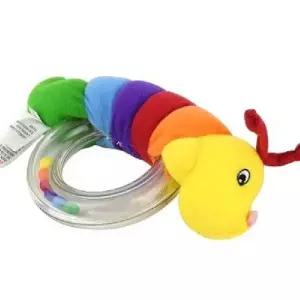 ( )손잡이딸랑이 딸랑이완구 딸랑이장난감 애벌레인형 촉감애벌레