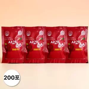 (대용량) 용서리 안동사과 사과즙 NFC 120ml 50포 4박스