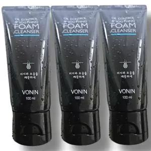 보닌 오일 컨트롤 앤 수딩 폼클렌저 100ml 3개