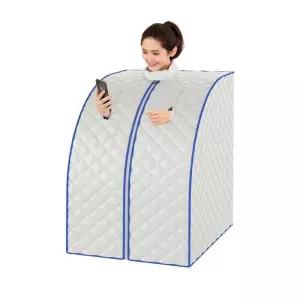 휴대용 사우나텐트 스팀 1인용 건식 이동식 개인 홈사우나 찜질