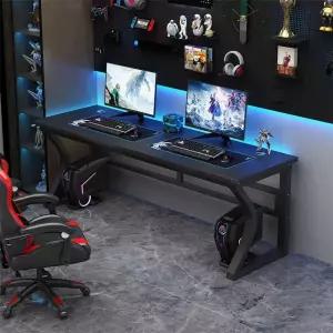 2인용 게이밍테이블 커플 컴퓨터 듀얼 사무용 책상 탁자 게임용 선반