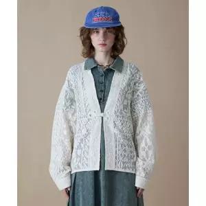 PENFIELD 오리엔탈 크로쉐 로브 아이보리_FR1WJ20F 409884