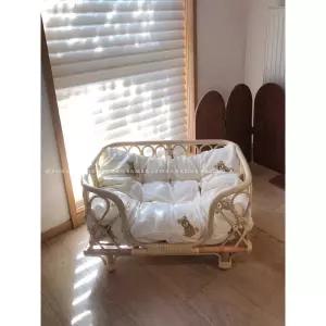 라탄 애견 침대 고양이 쇼파 펫하우스 애완견