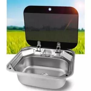 캠핑카 싱크볼 접이식 RV 트레일러 사각형 세면대 폴딩 워시볼 키트