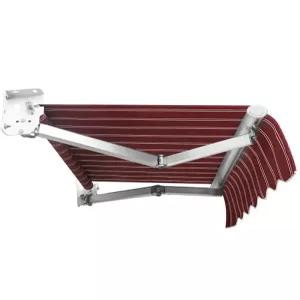 야외 접이식 어닝 차양막 비가림막 천막 발코니