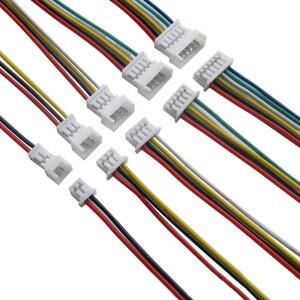 10Pcs JST 1.25 남성 여성 와이어 커넥터 피치 2P 3P 4P 5P 6P 7P 8P 9P 11P 12Pin 플러그 잭 터미널 케이