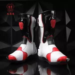 레저 바이크 오토바이 남성용 부츠 미끄럼 방지 운전자 신발 어드벤처 투어링 모토크로스 MTB 더트 액세서