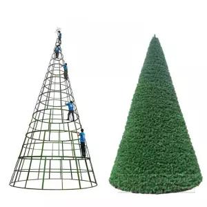 대형 크리스마스 트리 쇼핑몰 장식 야외 축제 로비