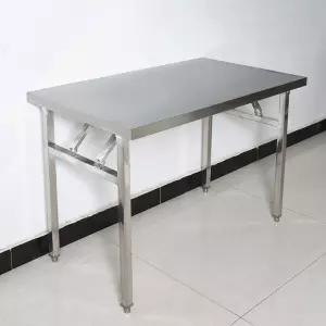 직사각형 테이블 가정용 스테인리스 야시장 간이 식탁 업소용