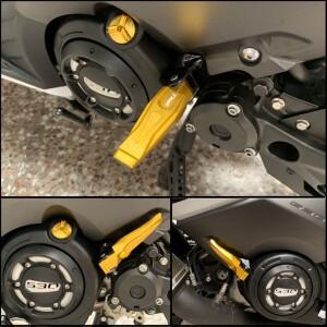 Yamaha TMAX530 DX SX 발 받침 바이크 오토바이 뒷좌석 승객 발판 페그 뒷 페달 액세서리