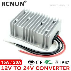 RCNUN 고 DC 스텝 업 컨버터 레귤레이터 부스트 모듈 CE RoHS 10-23V 12 V ~ 24 15A 20A 볼트 500W