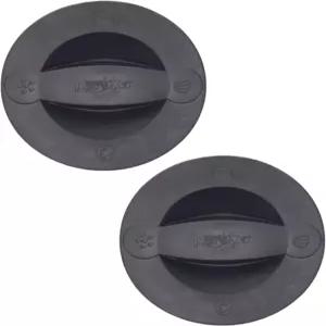파이렉스 516-RRD-PC 2컵 블랙 계량컵 뚜껑(2팩) - 미국산