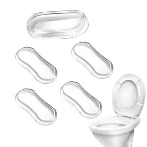 내구성 실리콘 변기 범퍼 부착 버퍼 충격 방지 뚜껑 패드 화장실 액세서리