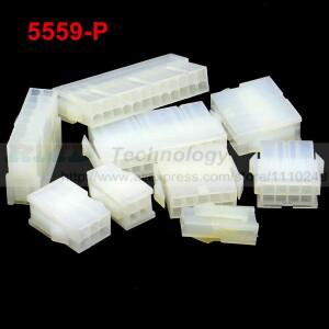 10 개/몫 5559-P 4.2mm 자동차 배선 하네스 커넥터 암 2468pin PC/컴퓨터 그래픽 카드 PC ATX 전원