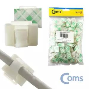 전선 케이블 벽고정 전기선 랜선 클립 정리 100P 티비선 타이 선정리